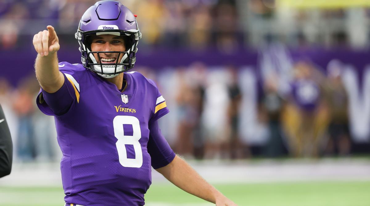 Minnesota Vikings quarterback Kirk Cousins .